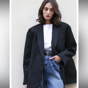THE FRANKIE SHOP OVERSIZED BOYFRIEND BLAZER